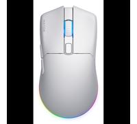Nobo HTM631 Souris Gaming Ambidextre Wireless 2.4GHz/Bluetooth/USB Type-C, 12000 DPI Optique, 8 Boutons Programmables, Capteur PixArt PMW 3311, Blanc