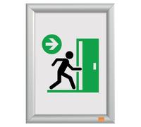 Nobo Impression Pro cadre porte-affiche A4 ignifuge DIN 4102-B1