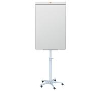 Nobo Impression Pro - Tableau Blanc sur Roulettes, Magnétique & Effaçable à Sec, avec Roulettes Pivotantes Verrouillables, Porte-Marqueur & Crochets pour Feuilles Inclus, Blanc, 1902386