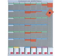 nobo Jeu d'agendas hebdomadaires (l)772 x (h)960 mm gris