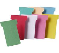 Nobo Fiches ''T'' planning Indice 2 - Blanc - Paquet de 100