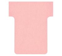 Nobo, Lot de 100 fiches T pour planning, Indice 1,5, Rose, 2001508