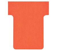 Nobo, Lot de 100 fiches T pour planning, Indice 1,5, Rouge, 2001503
