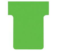 Nobo, Lot de 100 fiches T pour planning, Indice 1,5, Vert, 2001505