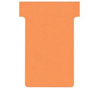 Nobo, Lot de 100 fiches T pour planning, Indice 2, Orange, 2002009