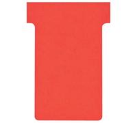 ACCO NOBO Fiches T pour planning Indice 2 - Lot de 100 - Rouge (8,5 x 6 cm)