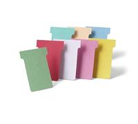 Nobo, Lot de 100 fiches T pour planning, Indice 2, Violet, 2002012