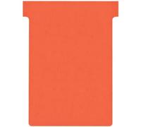 ACCO NOBO Fiches T pour planning Lot de 100 Indice 3 Rouge