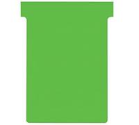 Nobo, Lot de 100 fiches T pour planning, Indice 3, Vert, 2003005