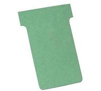 Nobo, Lot de 100 fiches T pour planning, Indice 3, Vert, 2203005