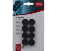 Nobo Magnets 20mm Blister Pack Tableau magnétique noir
