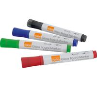 Nobo Marker 1905324 sw/bl/gn/rt 4 St./Pack.