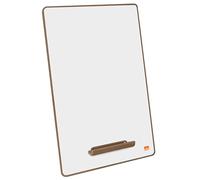 NOBO Mini tableau blanc DIN A4 cadre en bois double-face lot de 4 blanc