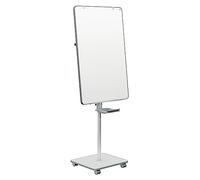 Nobo Move And Meet Conference Whiteboard With Easel Argenté