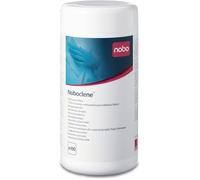 Nobo Noboclene - Lingettes Nettoyantes pour Tableaux Blancs, pour le Nettoyage Quotidien des Tableaux Effaçables à Sec & Tableaux Magnétiques, Pack de 100 (1901438)