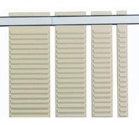 Nobo 2x Fixed Index Support Token Fastening Guide 15 Units Argenté