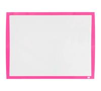 ACCO NOBO Tableau blanc magnétique mini 45 x 58 cm cadre rose