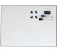 Nobo - Petit Tableau Magnétique avec Cadre en Aluminium, Effaçable à Sec, Maison/Bureau, 585 x 430 mm, Fixations Murales / Marqueurs / Aimants / Effaceur Inclus, Blanc, 1903777, Tableau blanc