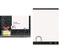 Nobo - Petit Tableau Magnétique Mural avec Pince à Document, Sans Cadre, Portait ou Paysage, Maison / Bureau, 430 x 580 mm, 1903859