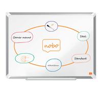 ACCO NOBO Tableau blanc Premium Plus – Acier laqué magnétique 600 x 450 mm Blanc