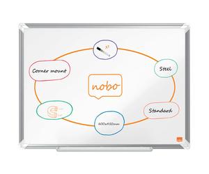 Nobo Planche Laquée Acier Premium Plus 600x450 Mm