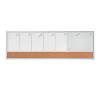 ACCO NOBO Tableau magnétique avec accessoires Rexel 1903780 585 x 190 mm Marron, Blanc G