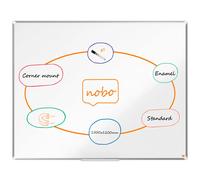 ACCO NOBO Tableau blanc Premium Plus émaillé magnétique 150 x 120 cm Clair