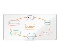 ACCO NOBO Tableau vitrifié Premium Plus acier 1800 x 900 mm Clair
