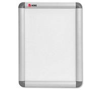 Nobo 1902212 Porte-affiche mural clipsable A2, Gris/Argent