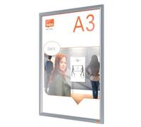 Nobo Impression Pro Aluminum Frame A3 Poster Holder Clair