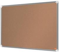ACCO NOBO - Tableau d'affichage en liège Premium Plus 90x60 cm marron - Cadre aluminium