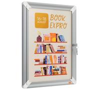 Nobo Premium Plus vitrine d'affichage A3 verrouillable en aluminium à clé