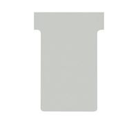 Nobo Fiches T pour planning Indice 2 Lot de 100 Gris 2002010