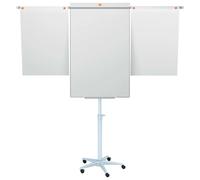 Nobo Tableau Blanc De Conférence Classique Nano Clean Mobile Avec Bras Extensibles Et Chevalet