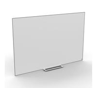 Nobo Tableau blanc laqué Nano Clean - L.150 x H.100 cm - Magnétique - Cadre Aluminium