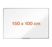 Nobo Essence Steel Vitrified Board 1500x100 Mm Argenté