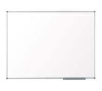 Nobo Tableau blanc magnétique en acier laqué 1500x1000 Basic avec cadre simple Blanc