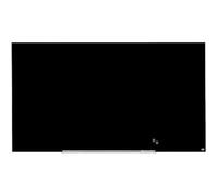 Nobo Tableau Blanc Magnétique Verre Avec Porte-Marqueurs Amovible, 1900 X 1000 Mm, Système De Fixation Invisamount, Impression Pro,