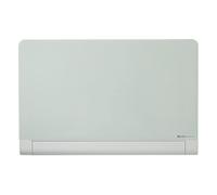 Nobo Tableau Blanc Magnétique Verre avec Porte-Marqueurs Intégré & Dissimulable, 1900 x 1000 mm, Système de Fixation InvisaMount, Impression Pro, Blanc Brillant, 1905193