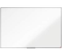 Nobo Tableau Blanc Mélaminé Non-Magnétique, 1800 x 1200mm, Cadre Aluminium, Montage Mural par les Coins, Porte-Marqueur Inclus, Essence, Blanc, 1915486