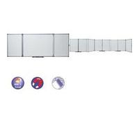 nobo - Tableau blanc tryptique, (L)1.200 x (H)900mm G