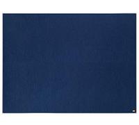 Nobo Tableau d'Affichage Feutre, 1200 x 900 mm, Bords Fins, Système de Fixation InvisaMount, Impression Pro, Bleu, 1915227