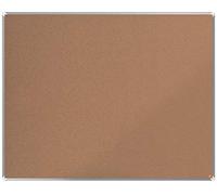 Nobo Tableau d'Affichage Liège, 1500 x 1200mm, Cadre Aluminium, Surface Auto-Régénératrice, Montage Mural par les Coins, Premium Plus, Brun Clair, 1915183