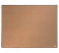 Nobo Tableau d'Affichage Liège, 600 x 450 mm, Bords Fins, Surface Auto-Régénératrice, Système de Fixation InvisaMount, Impression Pro, Brun Clair, 1915229