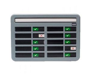 Nobo Tableau de planning absences/présences 10 noms (Import Royaume Uni)