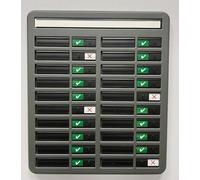 Nobo Tableau de planning absences/présences 20 noms