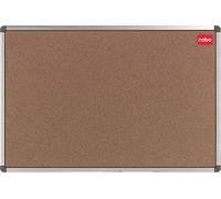 Nobo, tableau en liège, pour l'affichage à la maison, l'école et le bureau, Cadre aluminium, Format 90 x 60 cm, 1902118