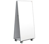 Nobo - Tableaux Blancs Mobiles sur Roulettes, 1800 x 900 mm, 2 Tableaux Blancs Magnétiques en Acier, Système Move & Meet, 1915560