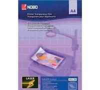 nobo - Transparent A4 pour imprimante laser couleur, PP, 50F G