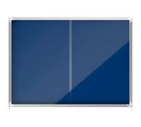 Nobo Vitrine D´intérieur Premium Plus 18xa4 Feuilles Surface En Feutre Avec Porte Coulissante